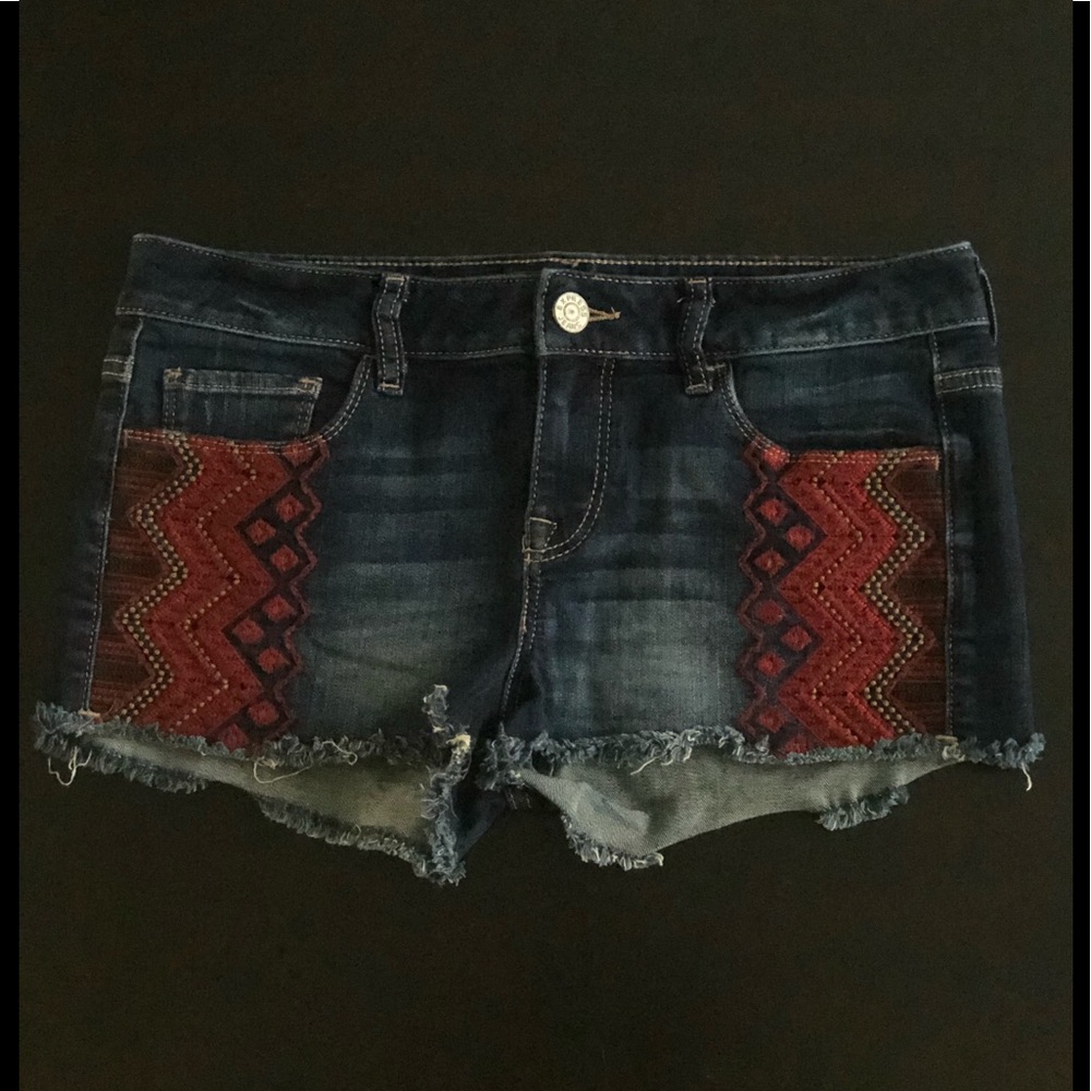 Express denim shorts